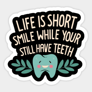 Life is short Sticker